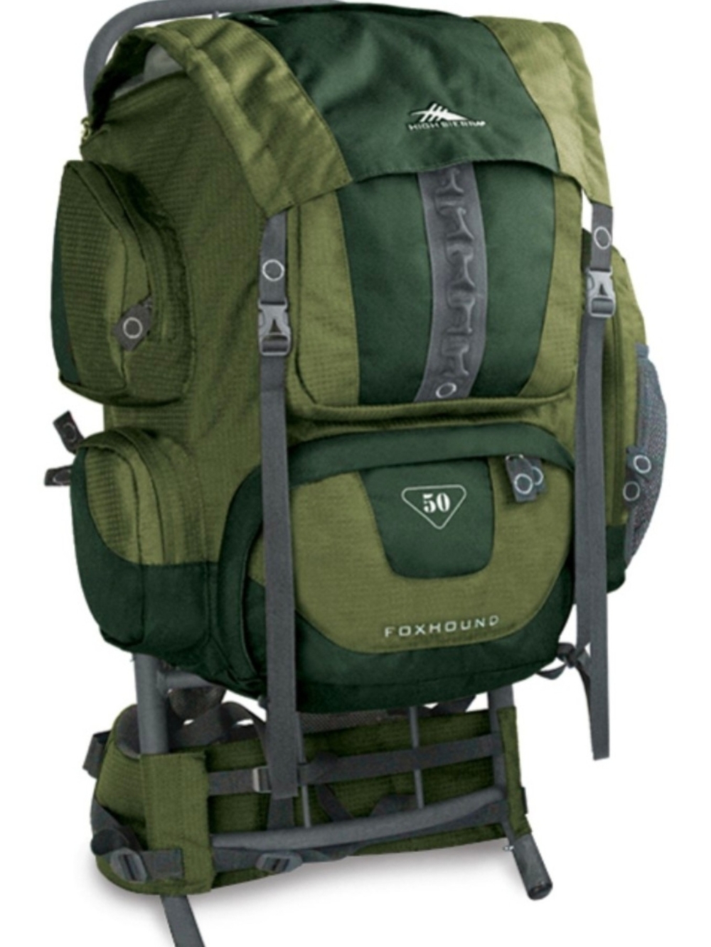 High Sierra 50L FoxHound Backpack Color Black